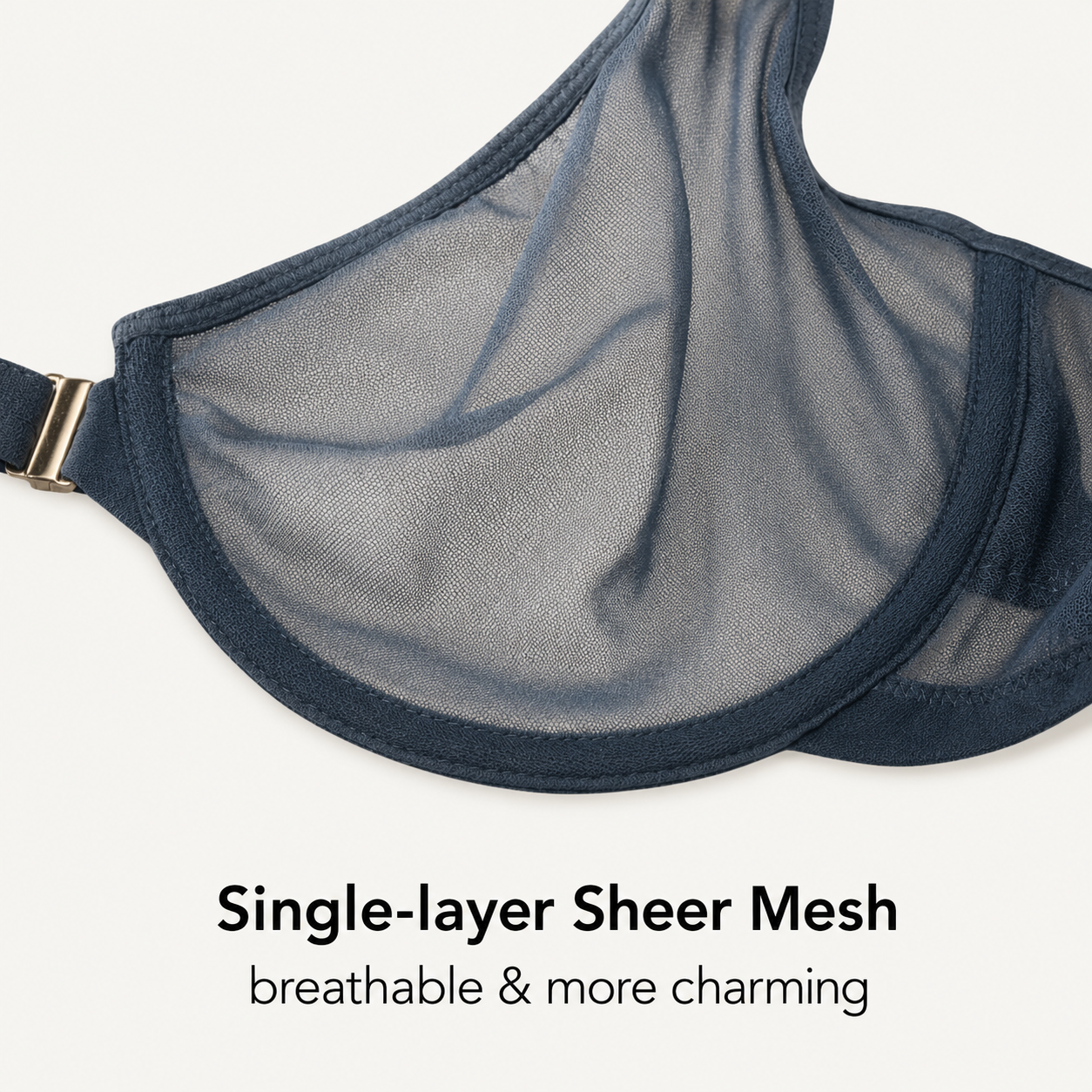 Breathable Mesh Support Bra