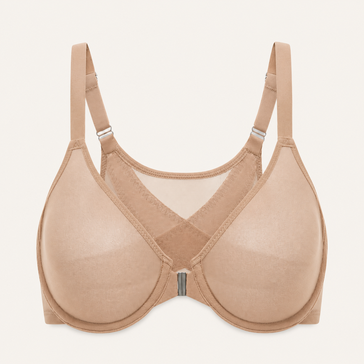 Breathable Mesh Support Bra
